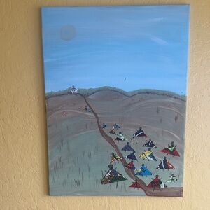 Colorful Landscape Canvas Art 🖼️ by D.S.